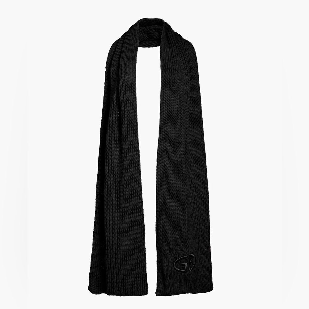 Goldbergh Valentina Scarf Apres Ski Scarf Neck Warmer Black NWT